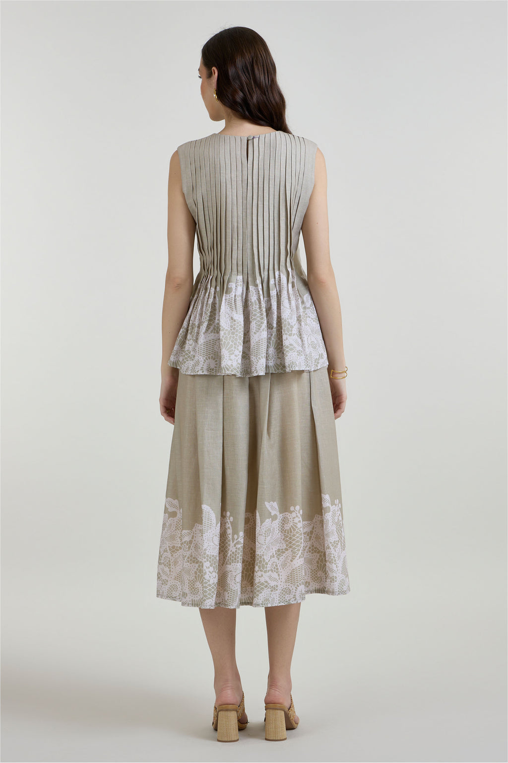 Skirt Top Khaki