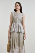 Skirt Top Khaki