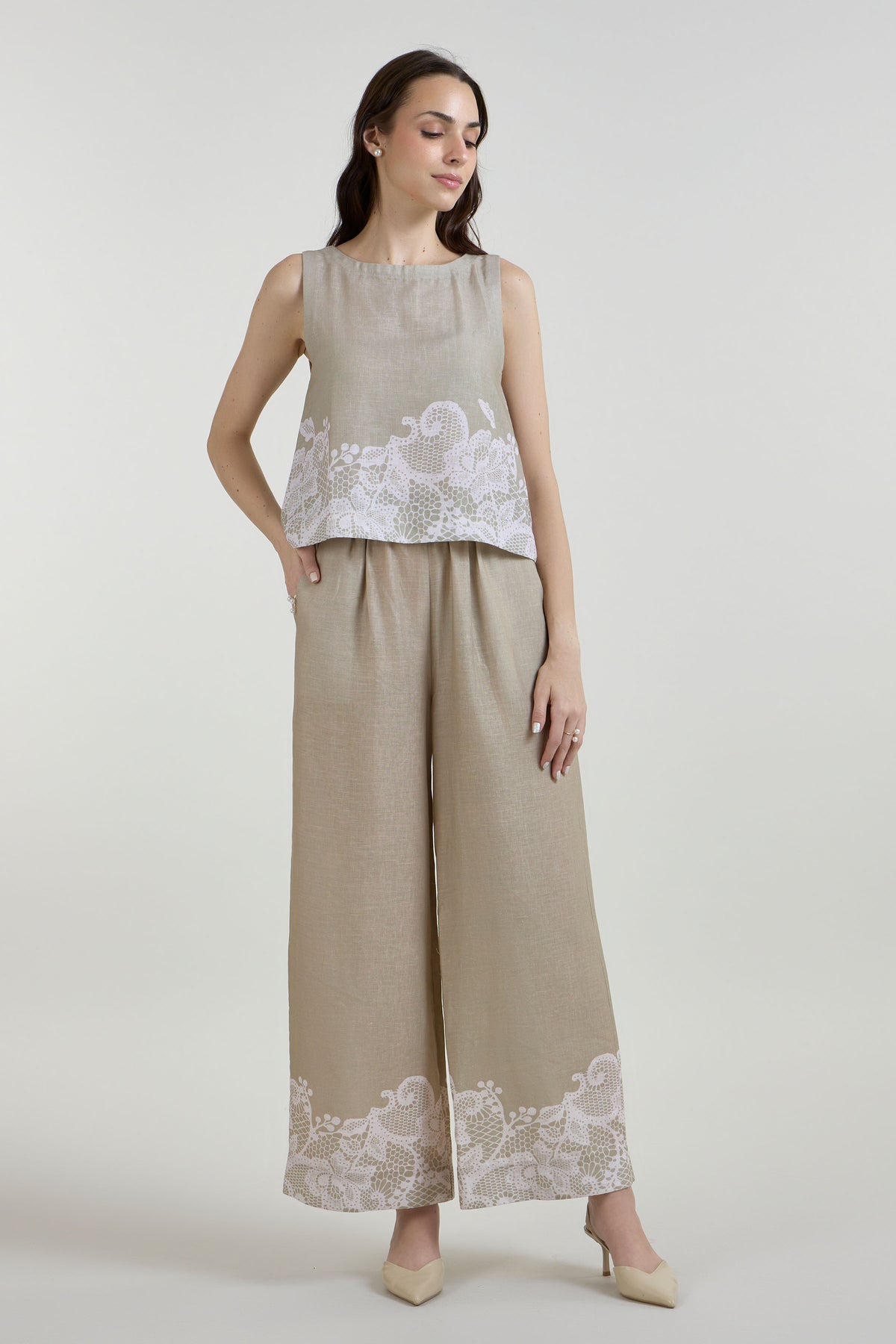 Top Pant Khaki