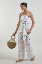 Strapless Top Pant Ivory