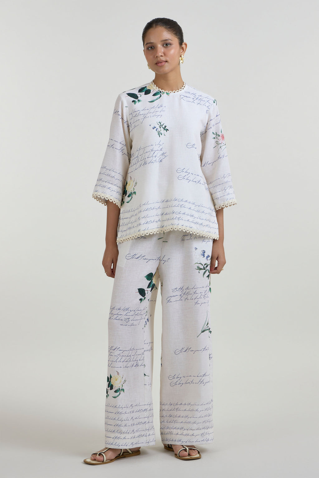 Tunic Top Pant Ivory