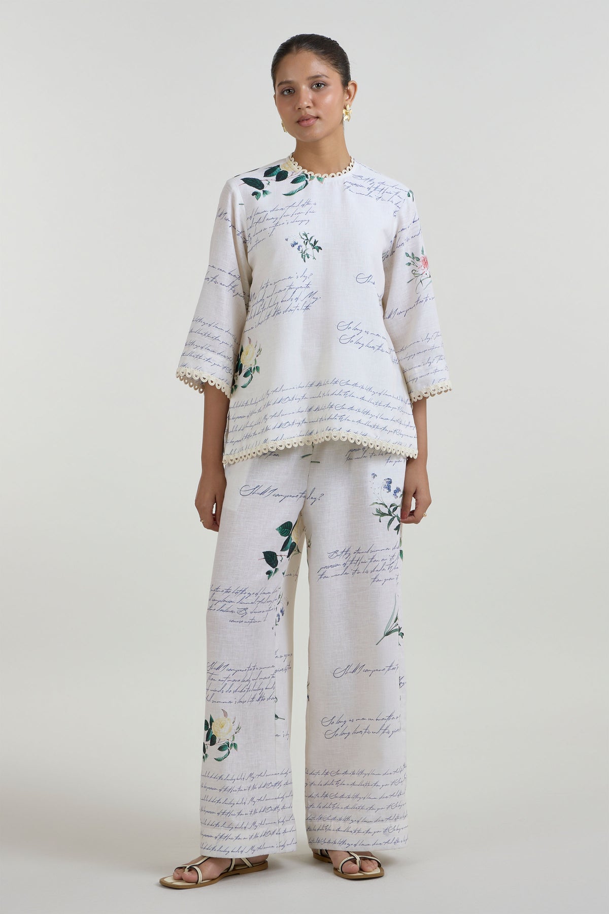 Tunic Top Pant Ivory