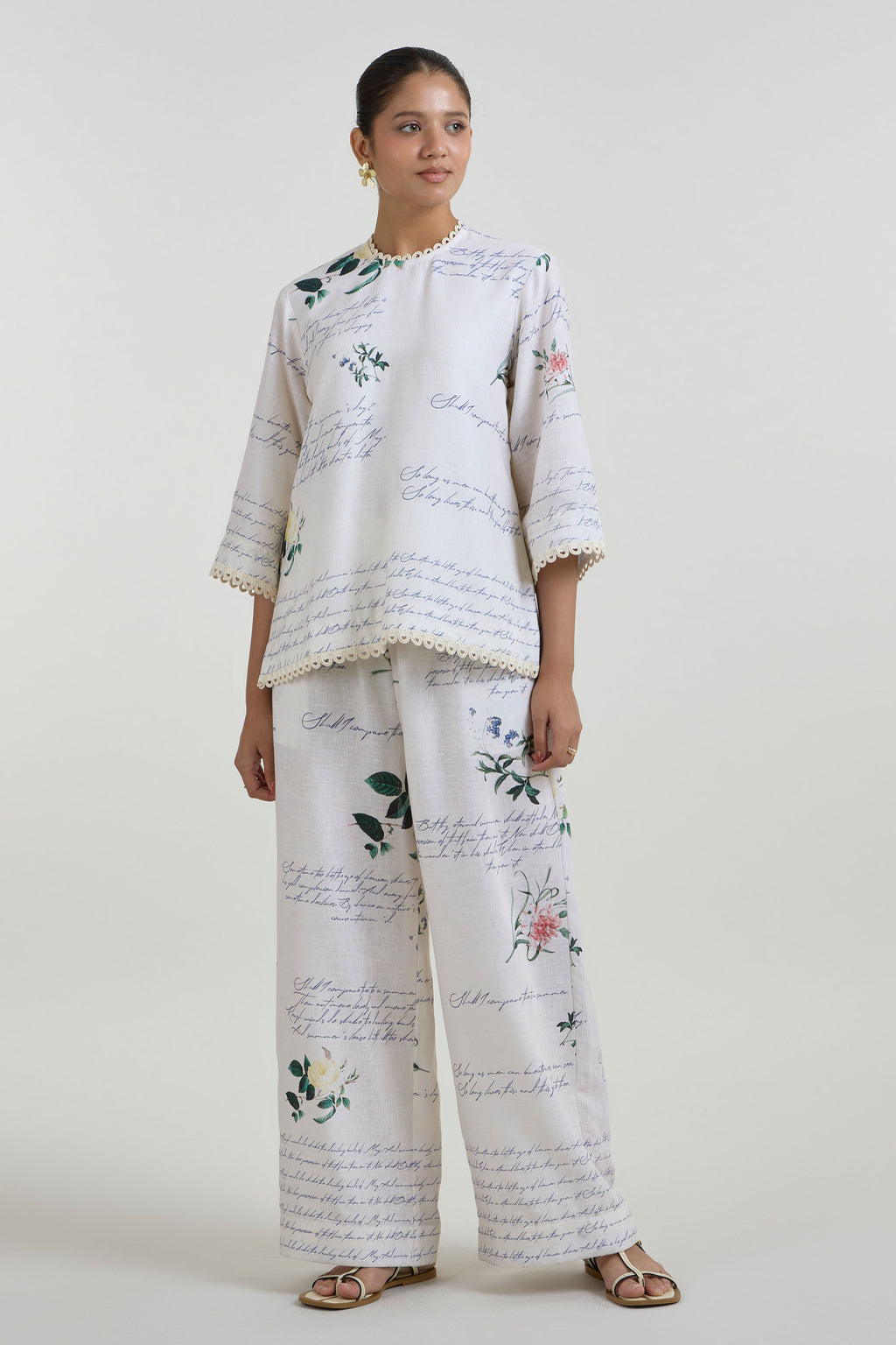 Tunic Top Pant Ivory