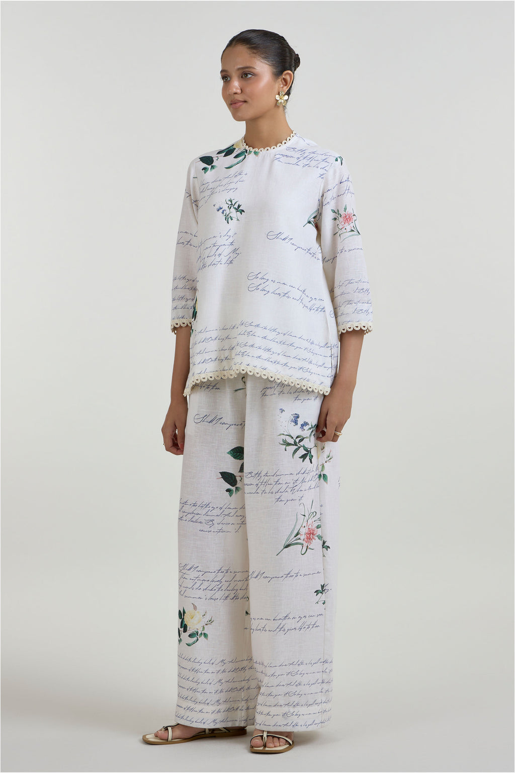 Tunic Top Pant Ivory