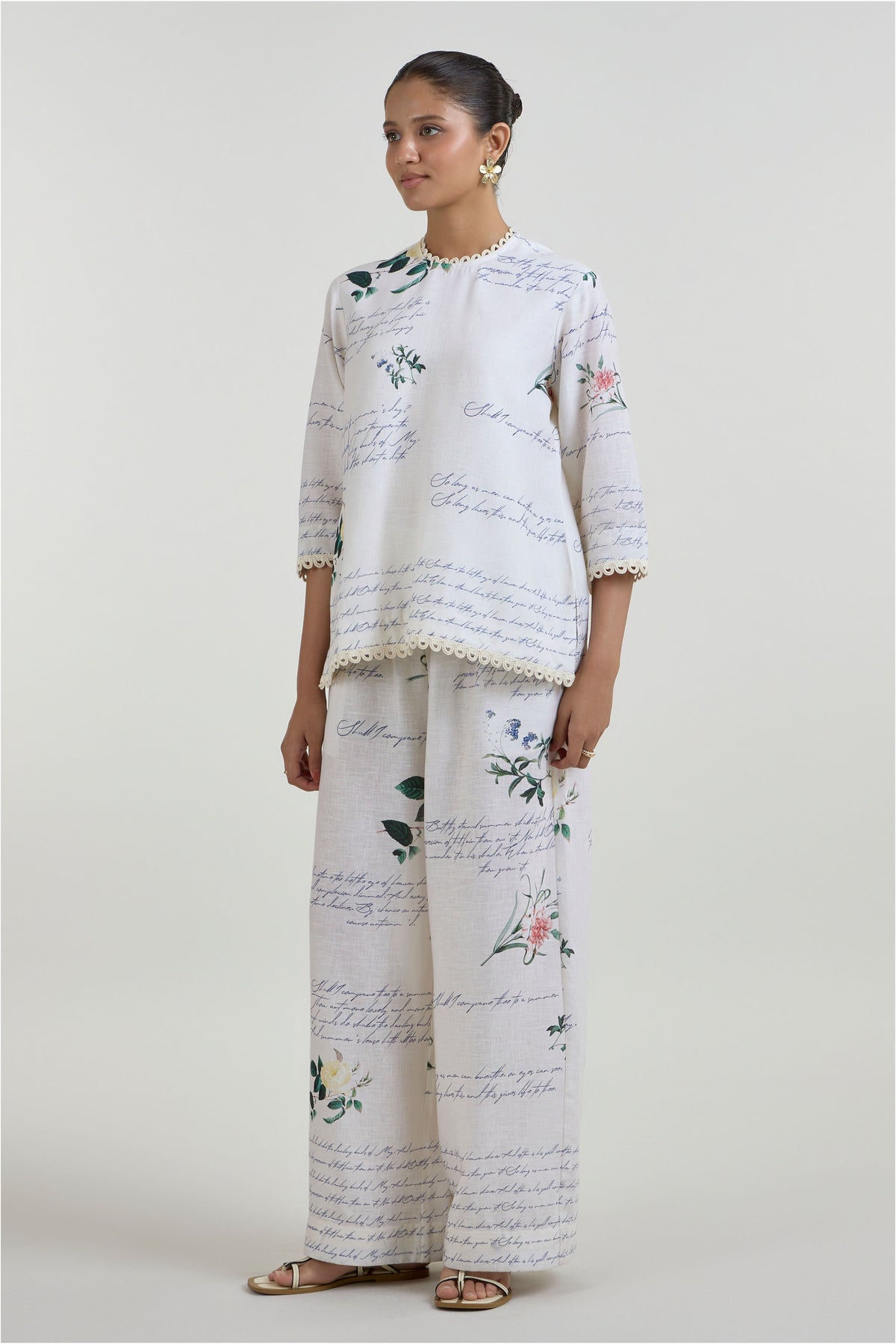 Tunic Top Pant Ivory