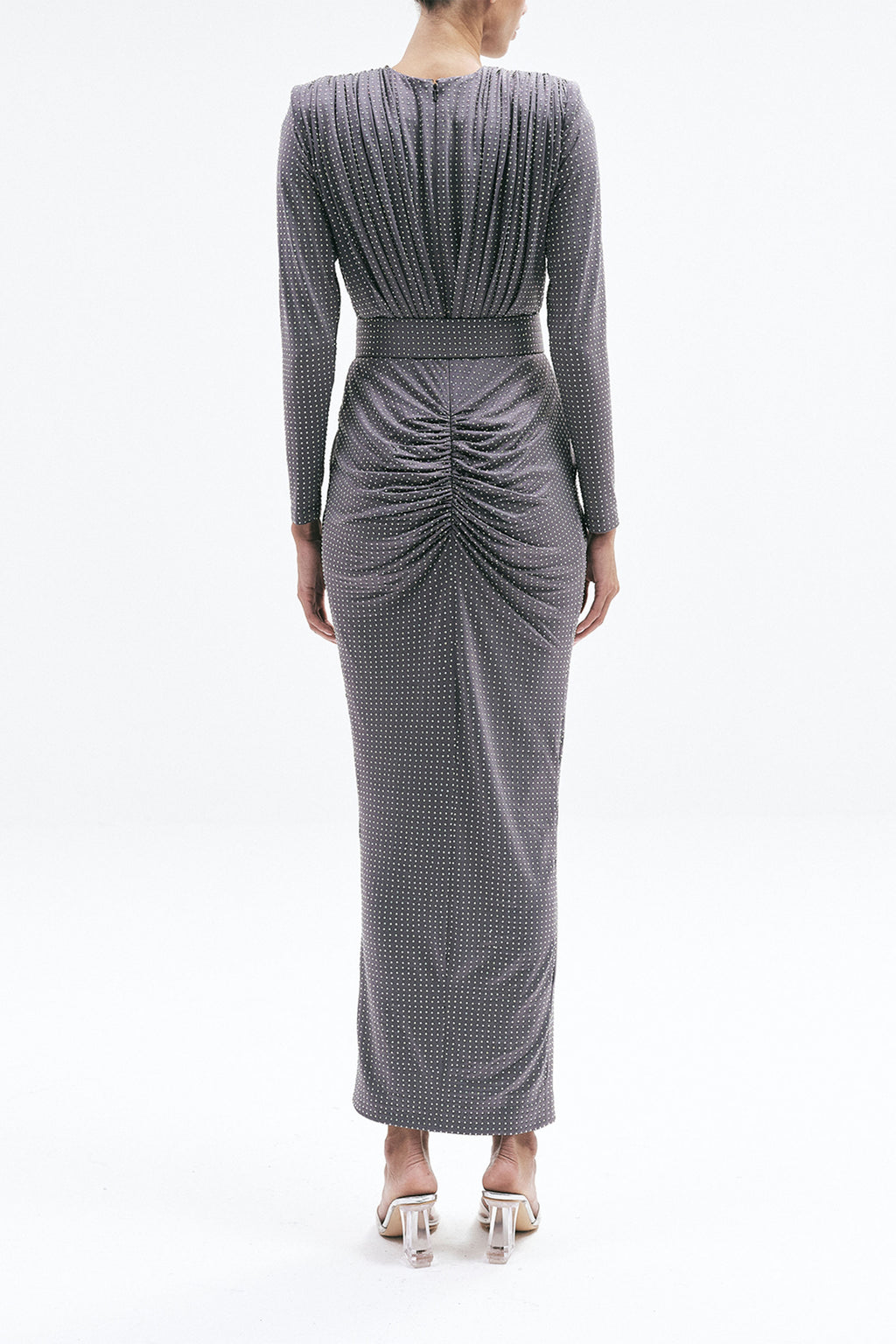 DRESS BELT GREY BLACK SAGE GREEN