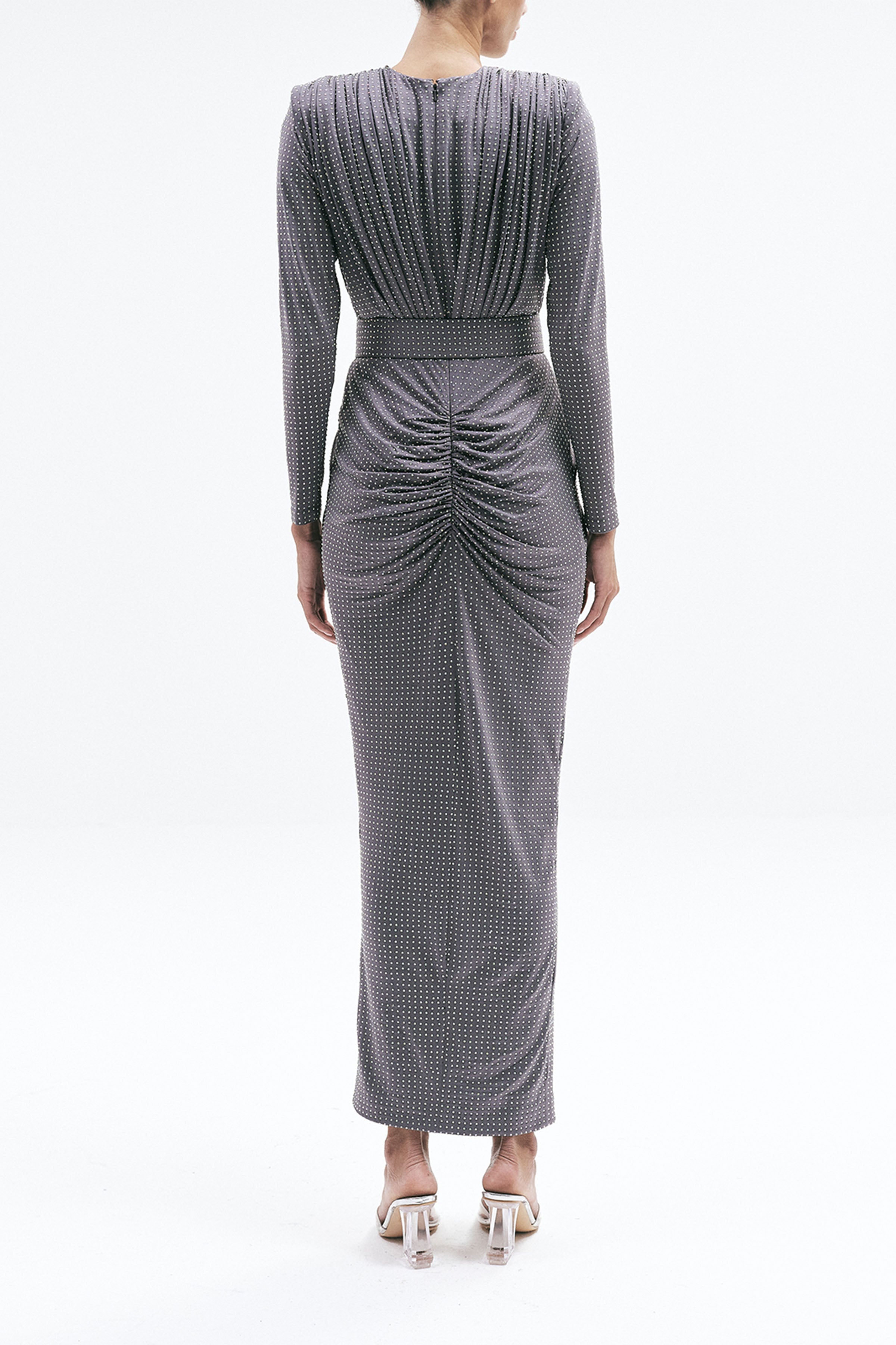 DRESS BELT GREY BLACK SAGE GREEN