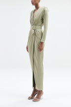 DRESS BELT GREY BLACK SAGE GREEN