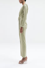 DRESS BELT GREY BLACK SAGE GREEN