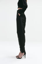 PANT SILVER OLIVE BLACK