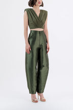 PANT SILVER OLIVE BLACK
