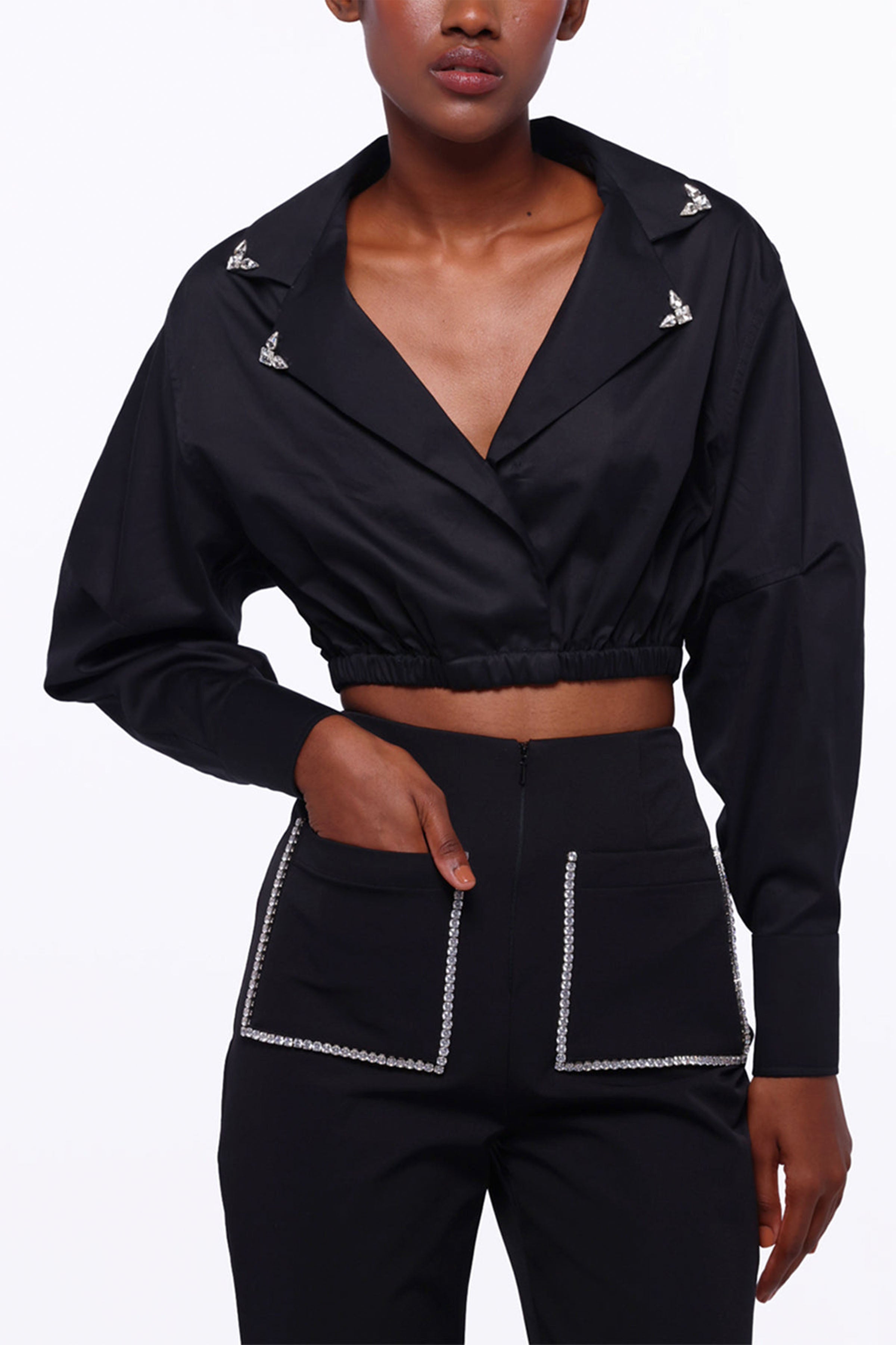 PANT BLACK WHITE