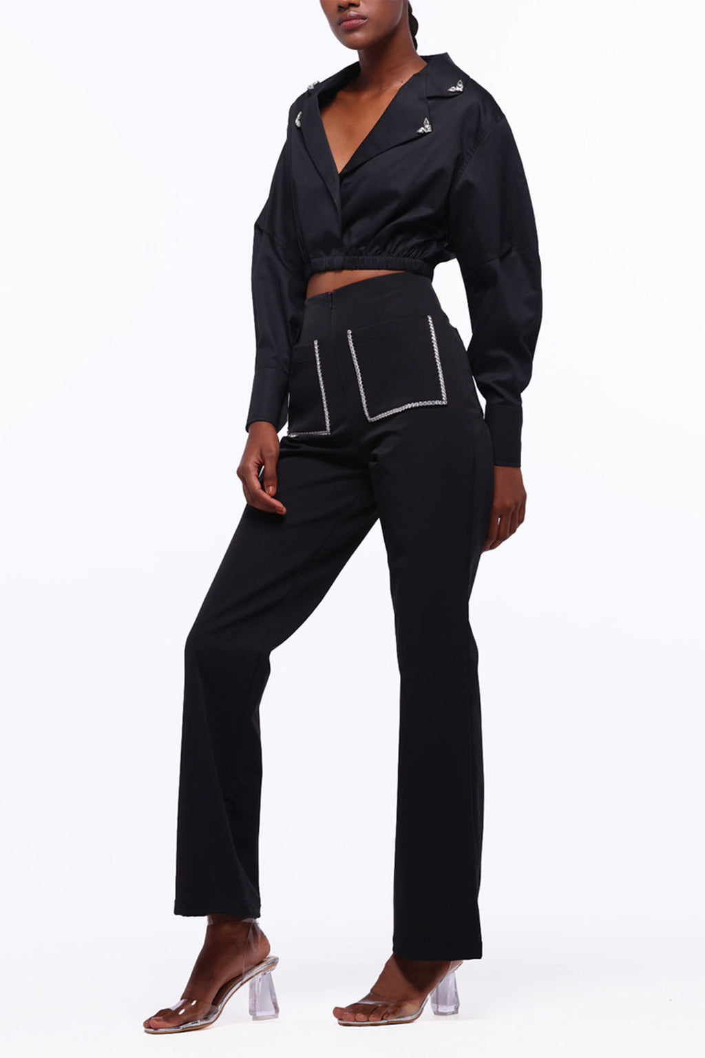 PANT BLACK WHITE