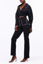 PANT BLACK WHITE