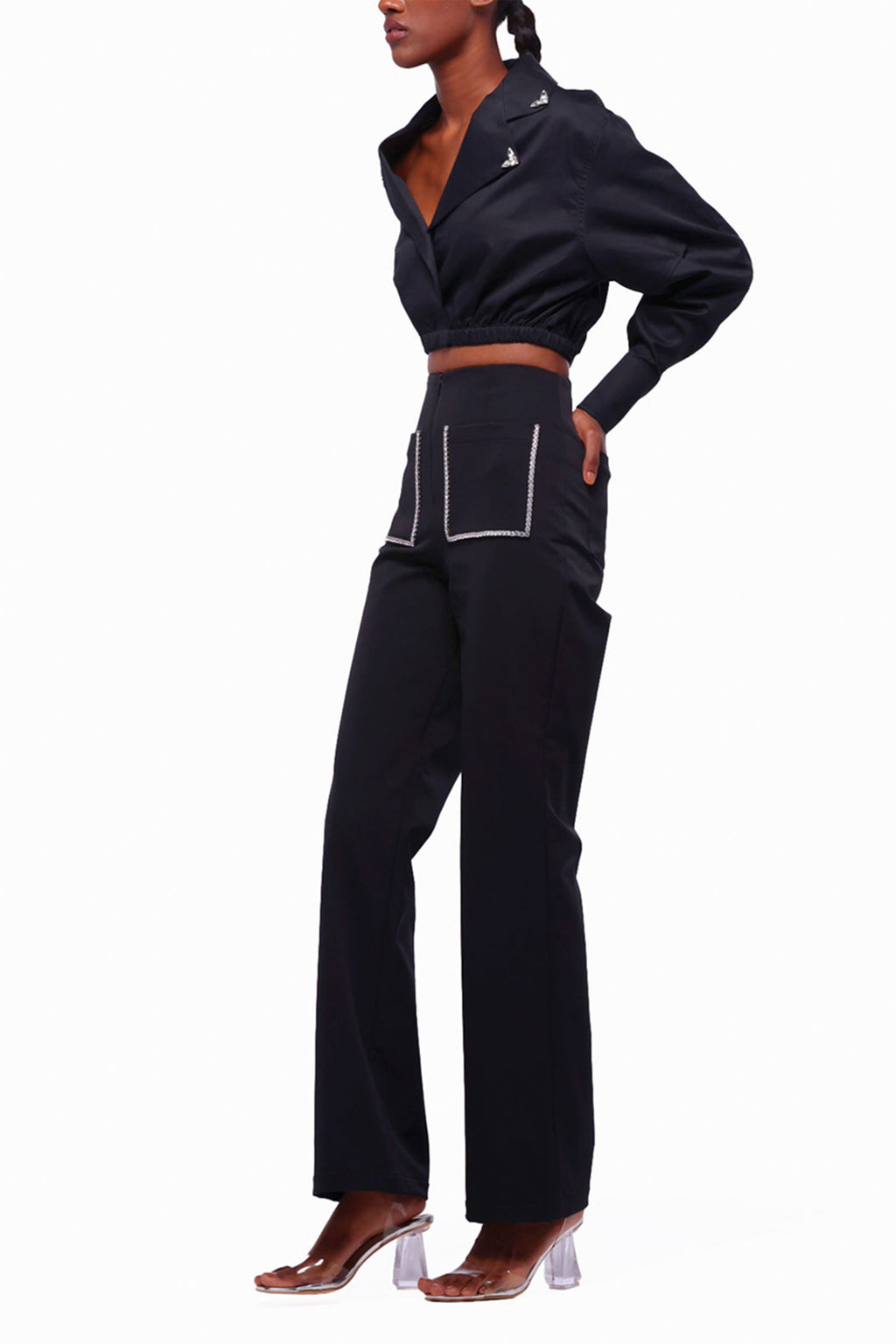 PANT BLACK WHITE