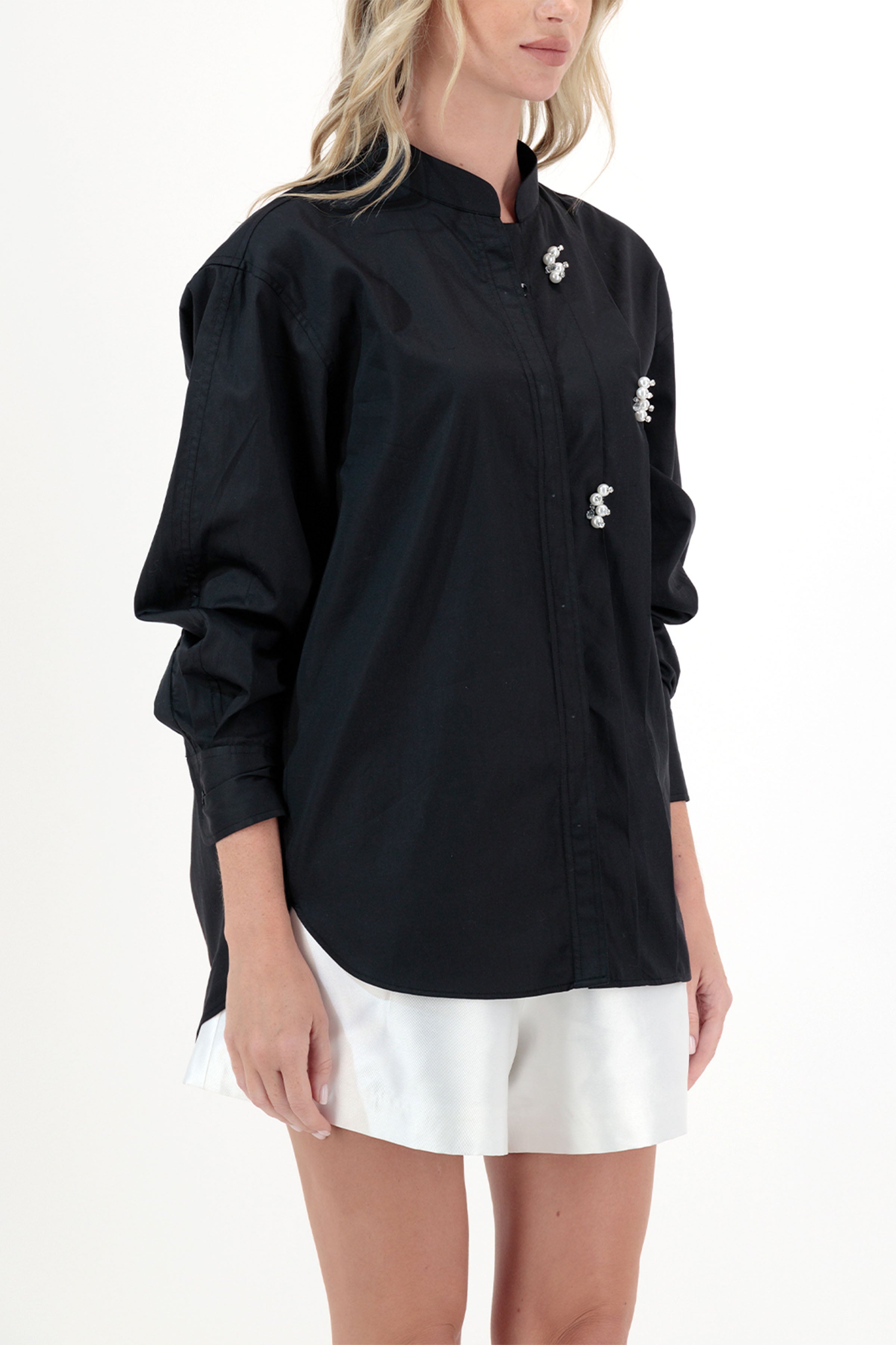 SHIRT BLACK PINK WHITE