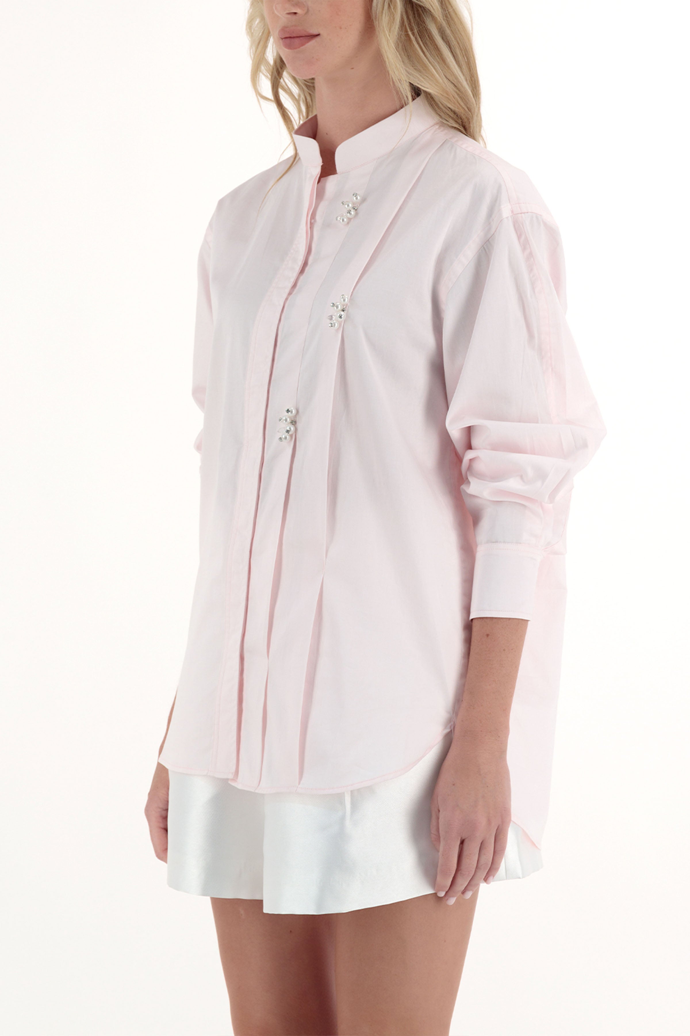 SHIRT BLACK PINK WHITE