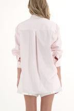 SHIRT BLACK PINK WHITE