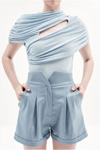 SHORTS POWDER BLUE