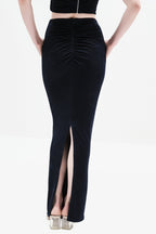 SKIRT NAVY BLUE WHITE