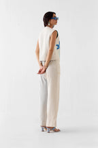 Vest Trouser Set Cream