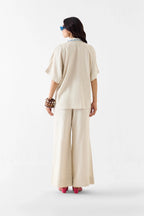 Shirt Trouser Set Cream
