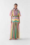 Skirt Shirt Set Rainbow