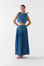 Skirt Top Set Denim