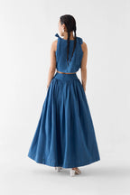 Skirt Top Set Denim