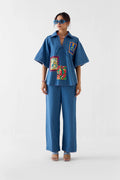 Shirt Trouser Set Denim