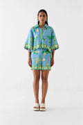 Shirt Shorts Set Blue