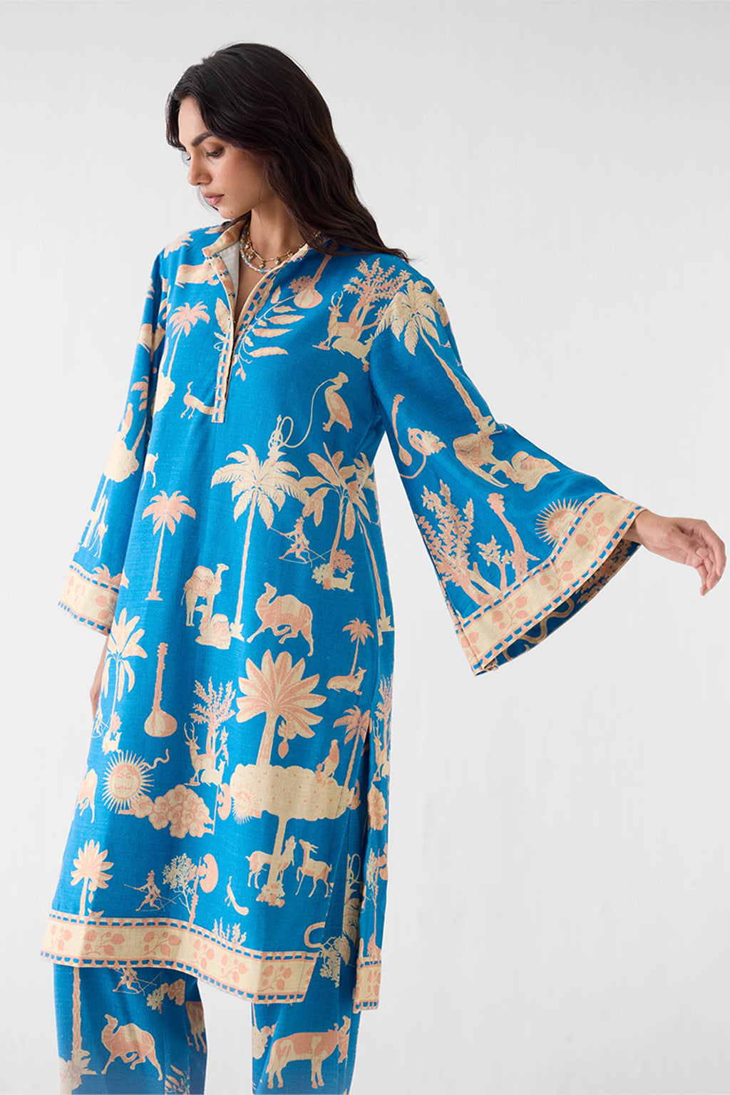 Kurta Pant Set Blue