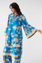 Kurta Pant Set Blue