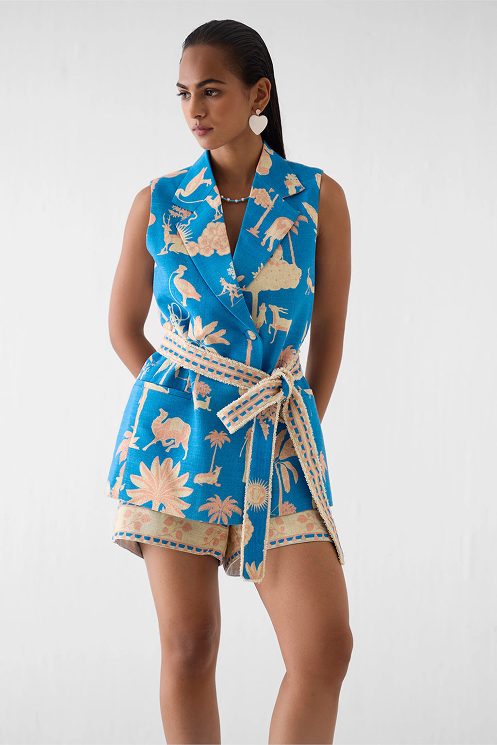 Blazer Shorts Blue