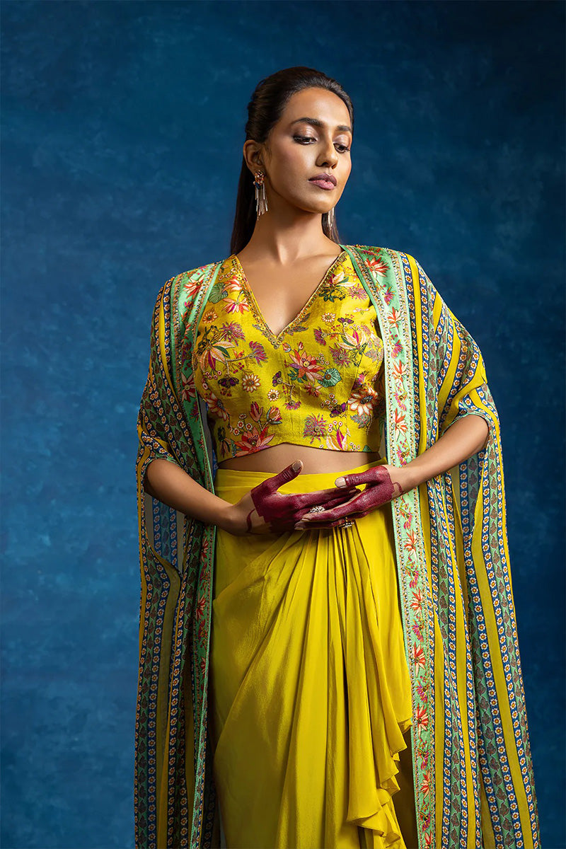 Cape Bustier Bottom Yellow