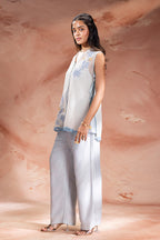Jacket Top Bottom Powder Blue