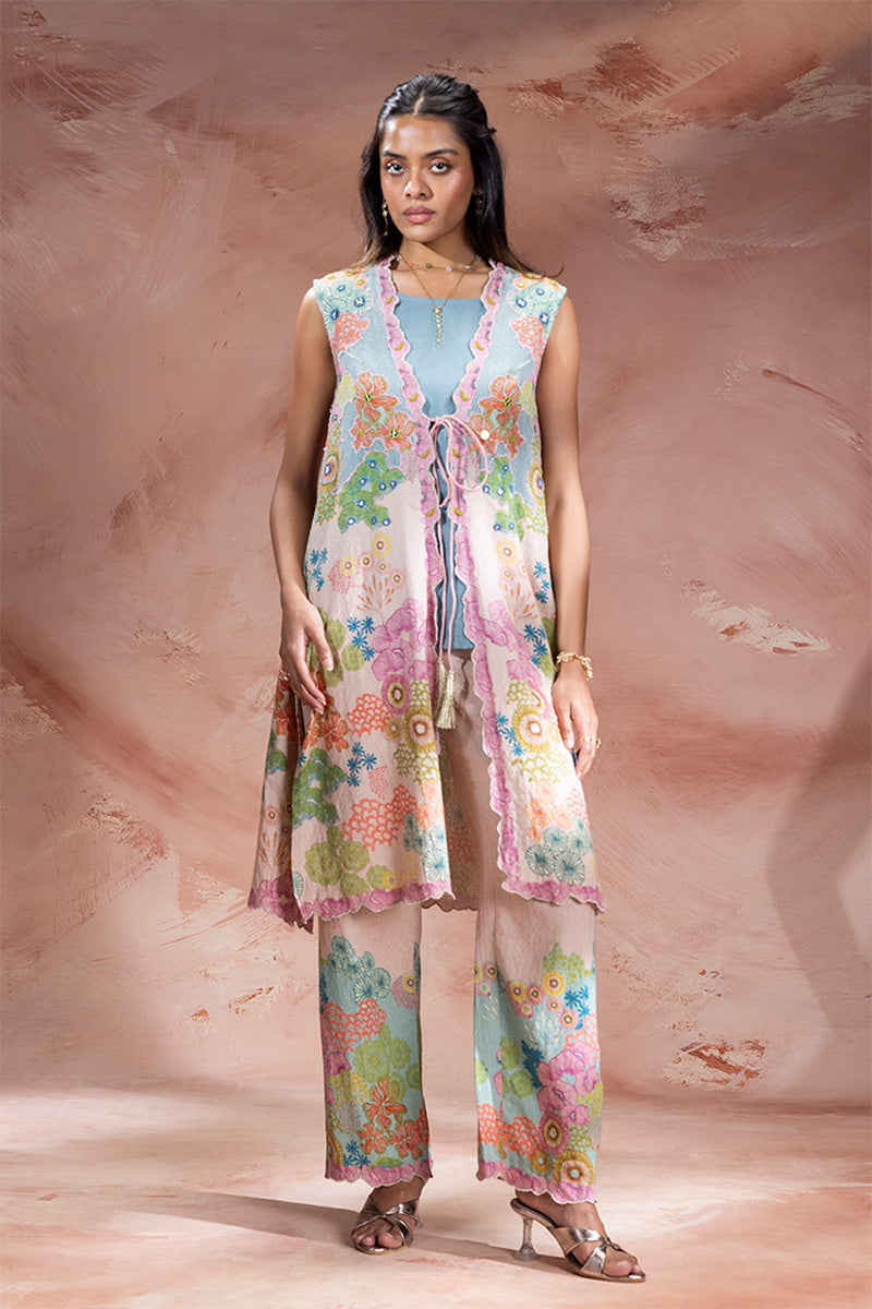 Jacket Top Bottom Multicolor