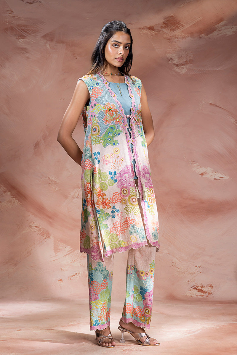Jacket Top Bottom Multicolor