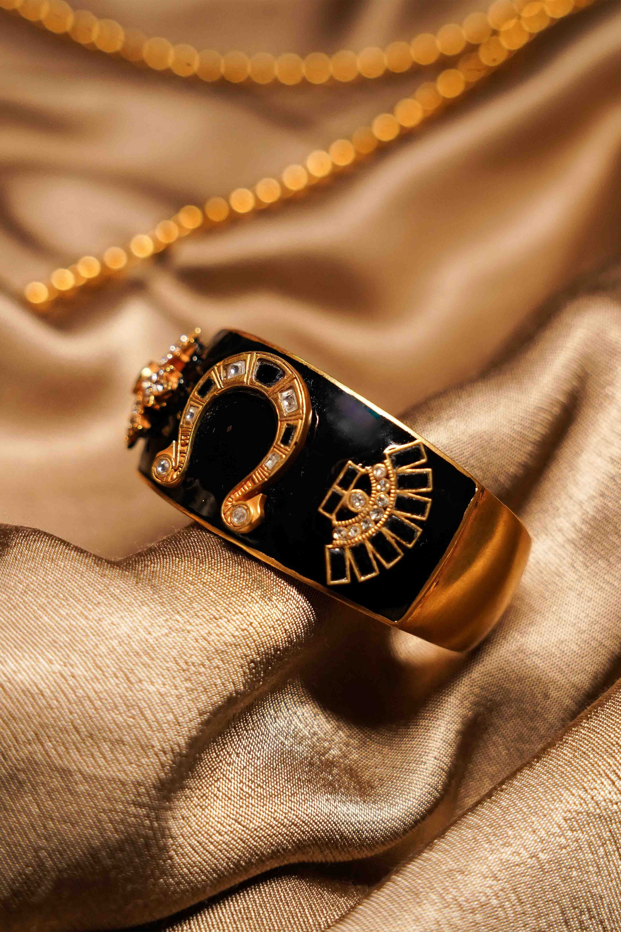 STACKABLES BANGLE BLACK MULTI