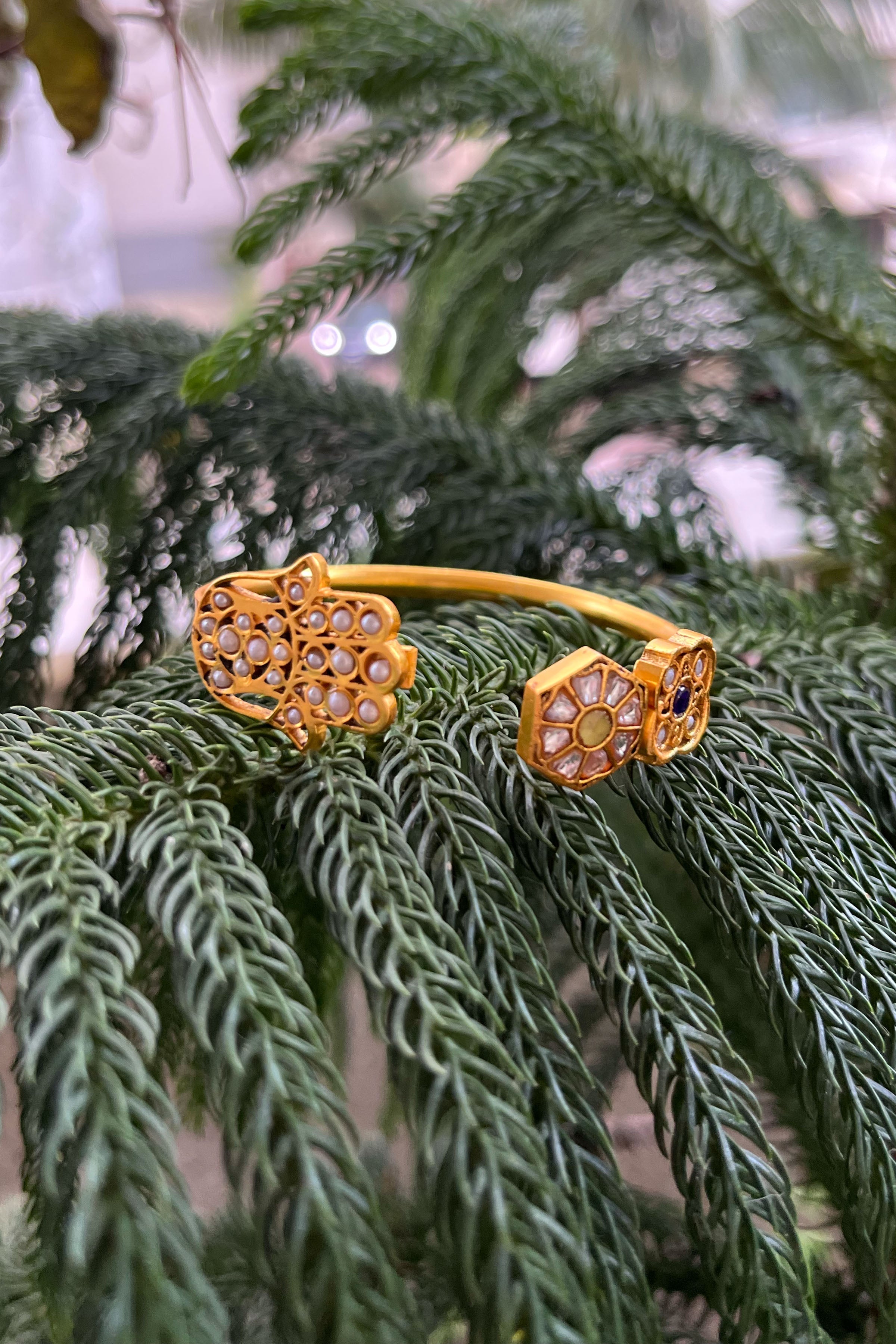 STACKABLES BRACELET PEARL GOLD