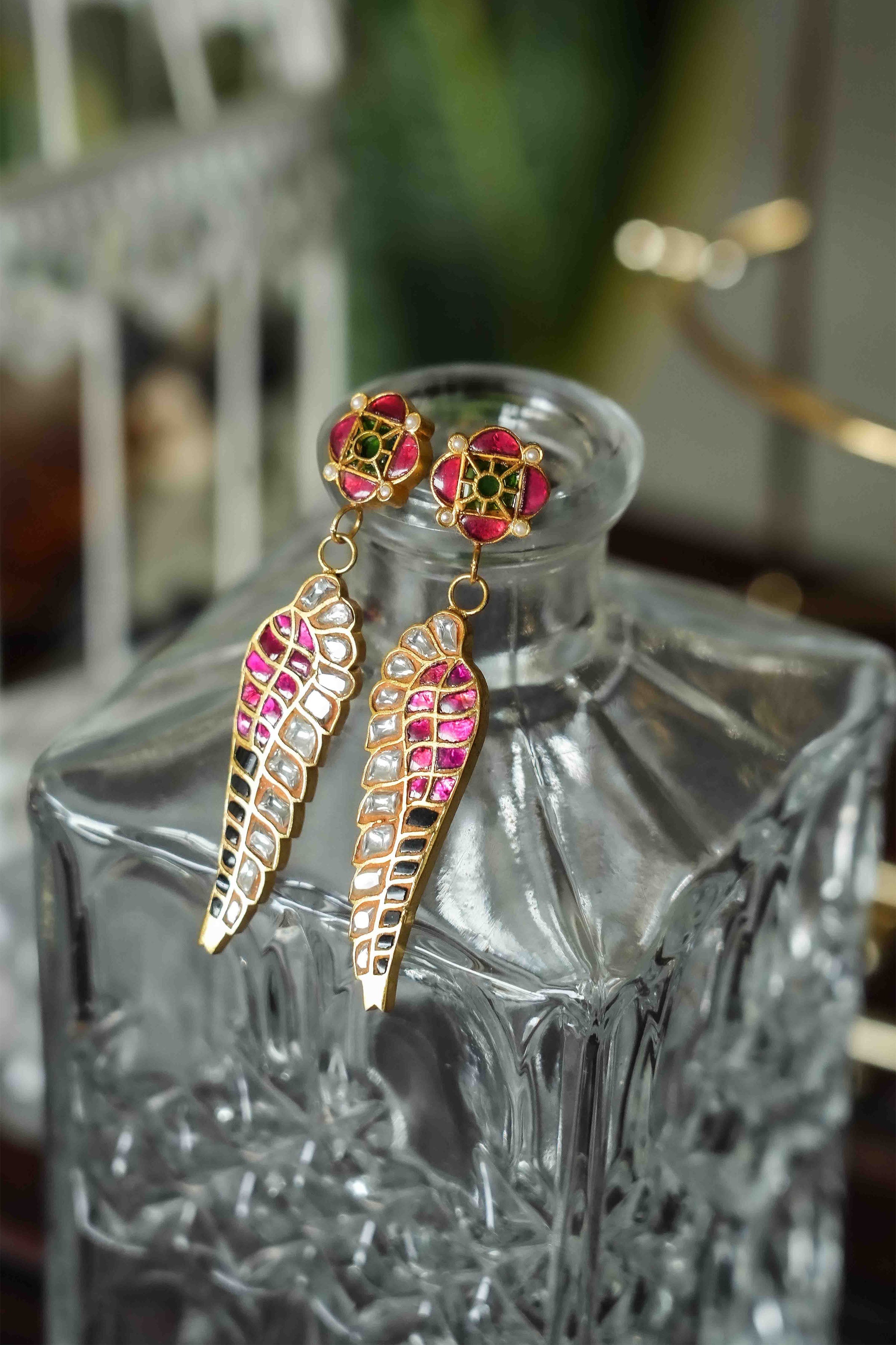 STACKABLES EARRING RED