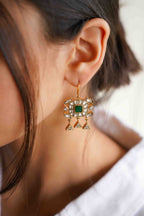 EARRING GREEN