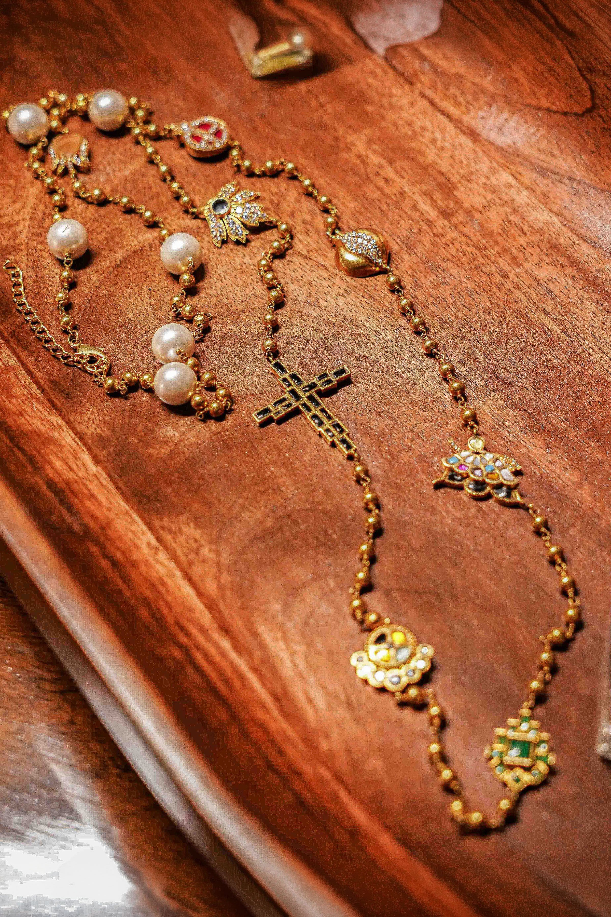 NECKLACE GOLD-MULTI