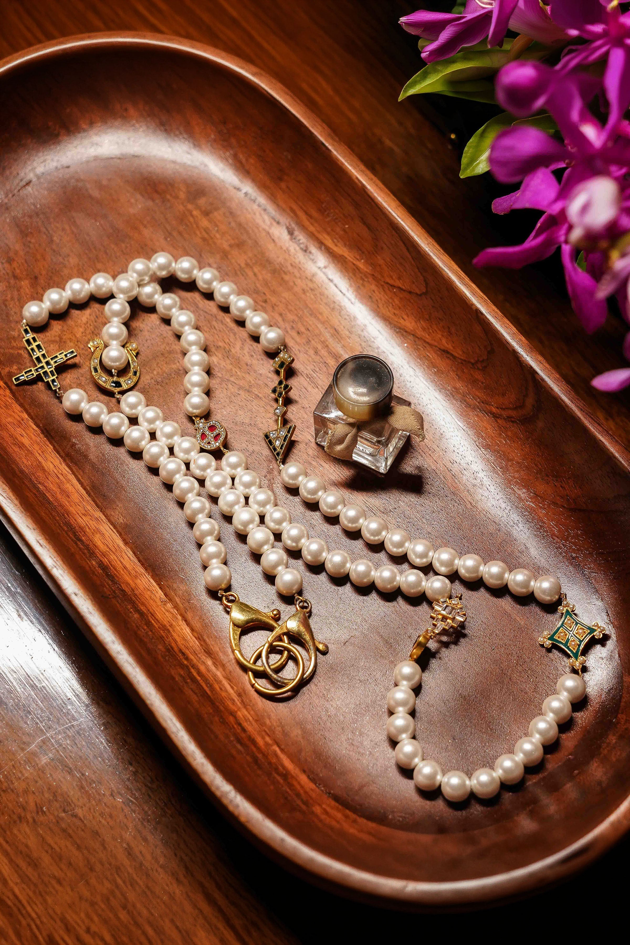 STACKABLES NECKLACE PEARL