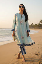 Kurta Pant Aqua Soft Pearl