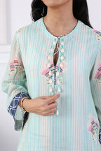 Kurta Pant Aqua Soft Pearl