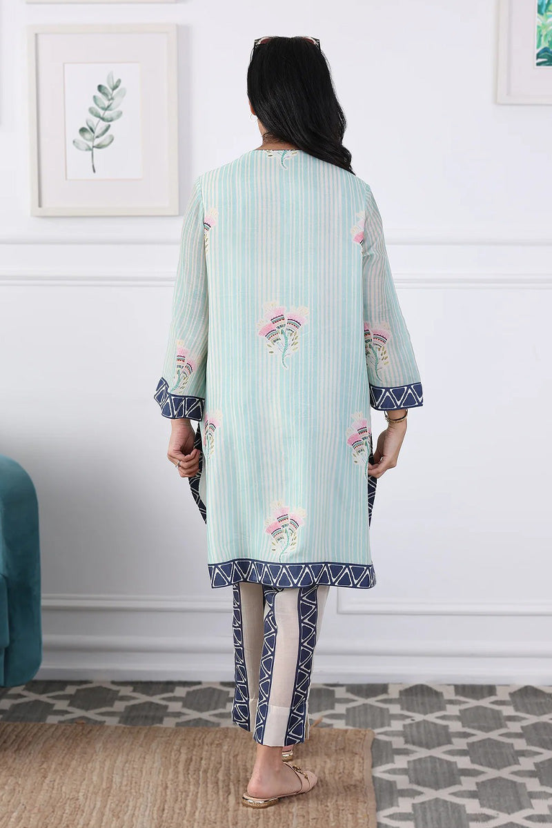 Kurta Pant Aqua Soft Pearl
