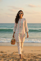 Kurta Pant Aqua Soft Pearl