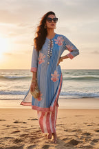 Kurta Pant Blue