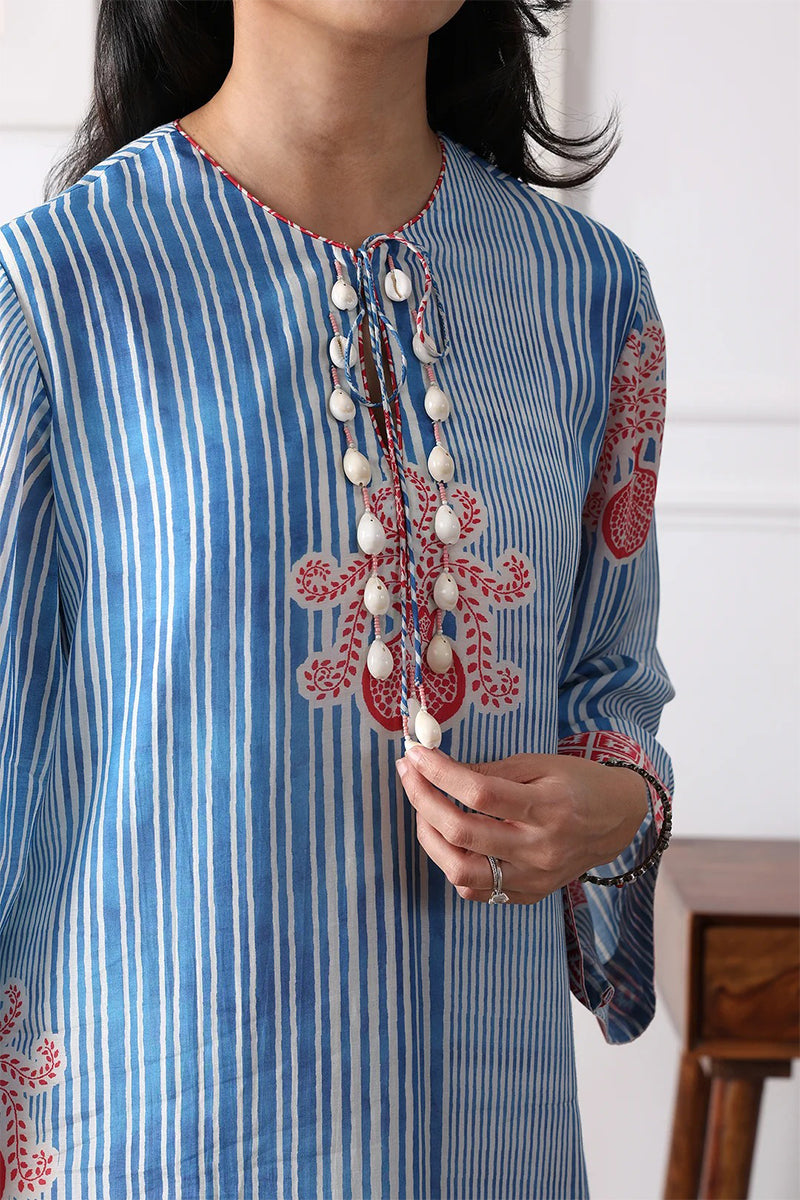 Kurta Pant Blue